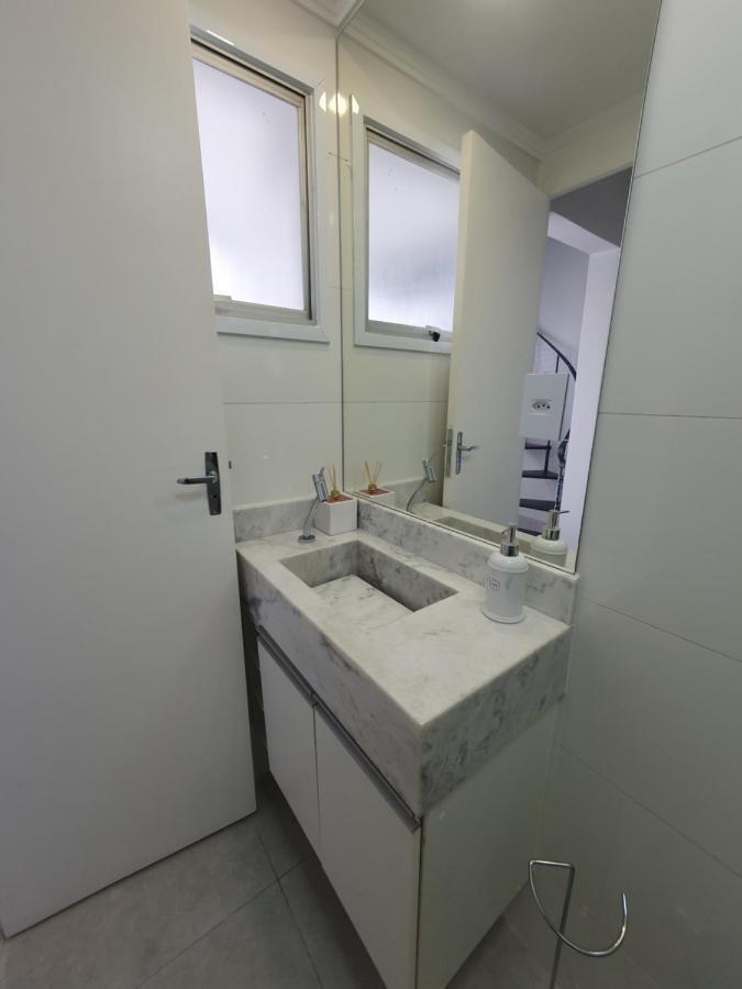 Lindo dúplex Guarujá 2 quartos a 300 mts praia Enseada Exterior foto
