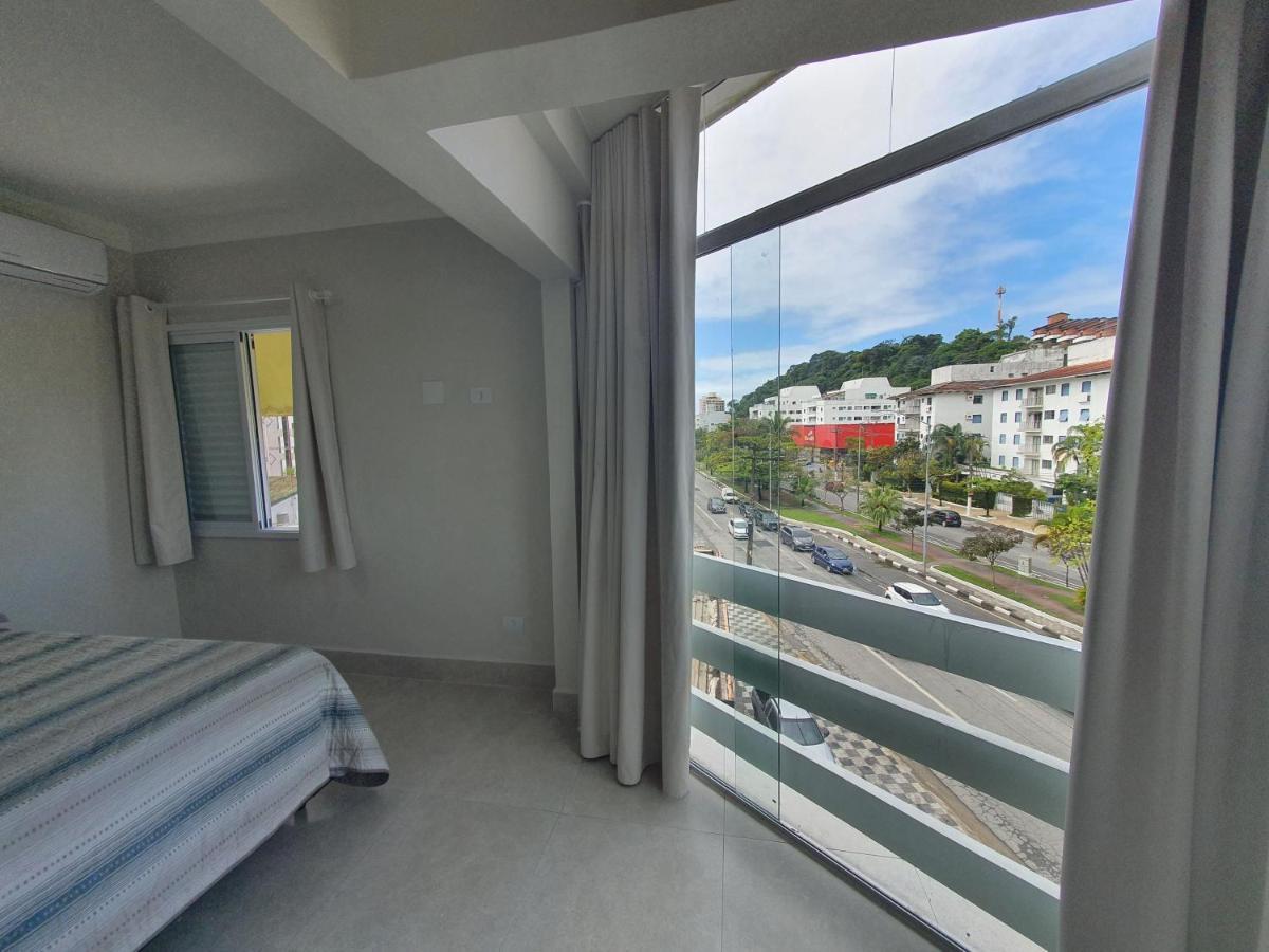 Lindo dúplex Guarujá 2 quartos a 300 mts praia Enseada Exterior foto